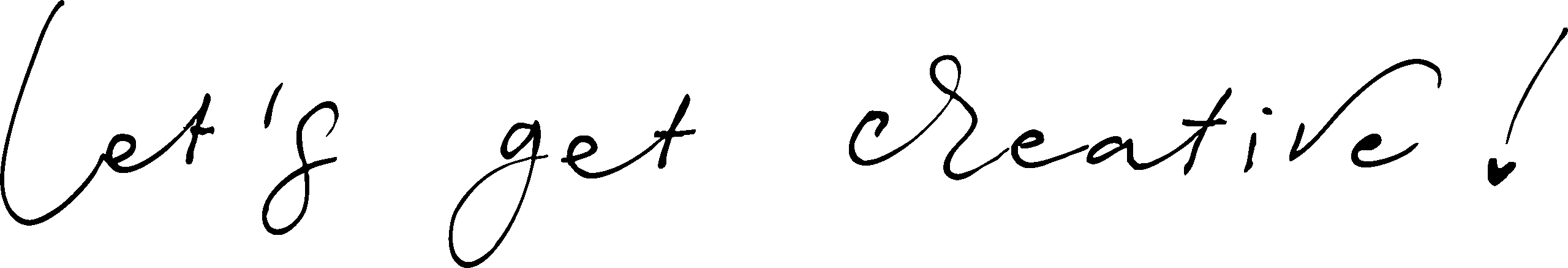 let's get creative scripted title